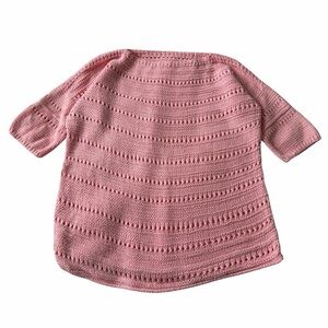 Pink handmade Knit Sweater